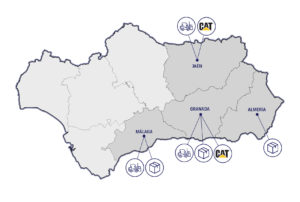 Mapa de Área de Actuación Maquifrut S.L.