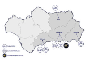 Mapa de Área de Actuación Maquifrut S.L.